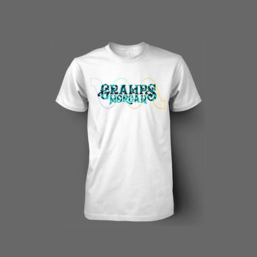 Gramps Morgan “Blue Summer” T-Shirt – White