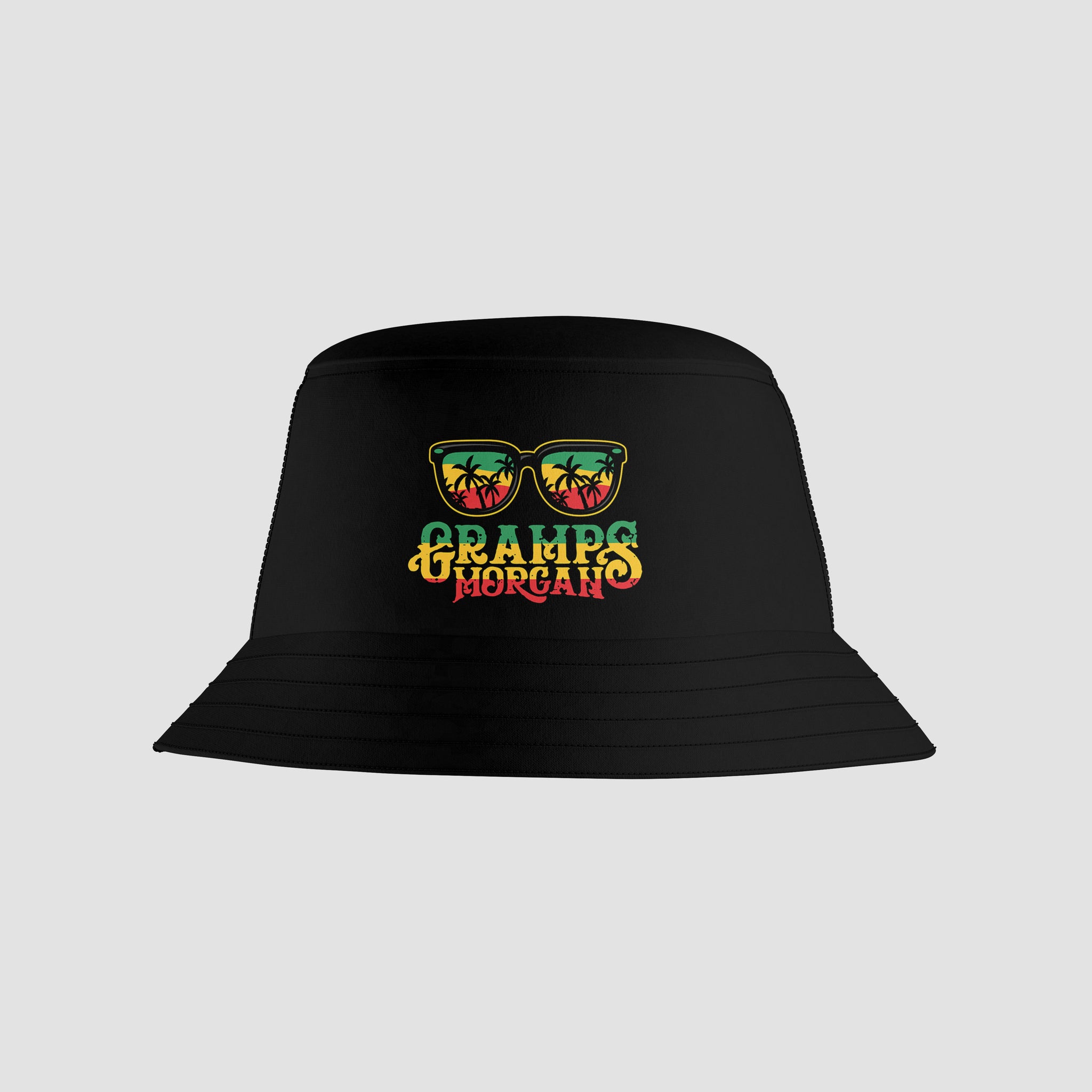 Gramps Morgan “One Love” Bucket Hat – Black