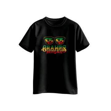 Gramps Morgan “Sunshine Vibes” Summer T-Shirt – Black