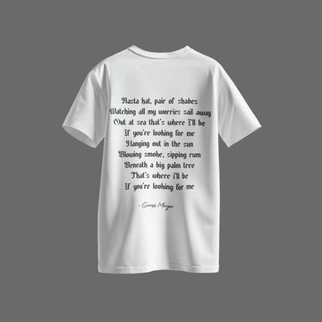 Gramps Morgan “Iconic” T-shirt  –White